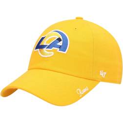 '47 Women's Gold Los Angeles Rams Miata Clean Up Secondary Logo Adjustable Hat