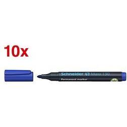 Schneider Maxx 130 Permanentmarker blau, 10 St