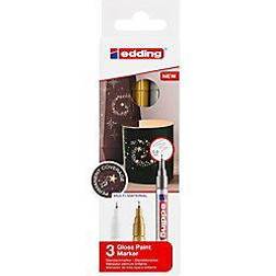 Edding Gloss Paint Marker Extra-Fine 3-set Metallic