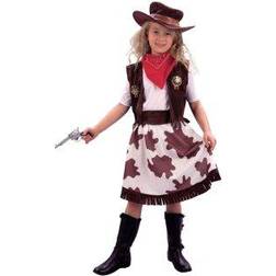 Bristol Novelty Girls Cowgirl Costume