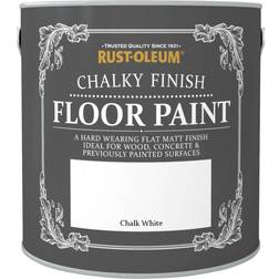 Rust-Oleum Chalky Finish Floor Paint Chalk White 2.5L