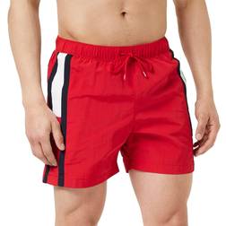 Tommy Hilfiger Drawstring Woven Swimshorts Red