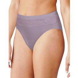 Bali Beautifully Confident Light Leak & Period Protection Hi Cut Panty - Perfectly Purple