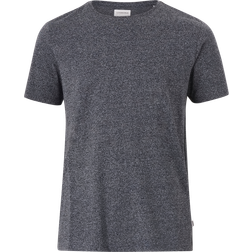 Lindbergh Kid's Mouliné O-Neck Tee - Bright Navy Mix