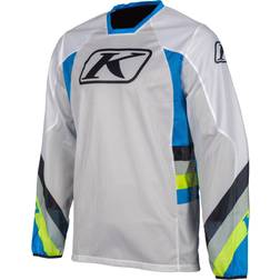 Klim Mojave Trikot - Hell Grey/Neon Blau/Neon Gelb