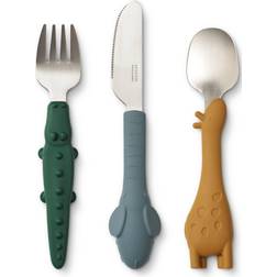 Liewood Tove Cutlery Set Golden Caramel Mix