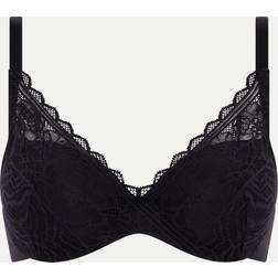 Chantelle Floral Touch Covering Memory Bra - Svart