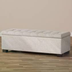 Baxton Studio Roanoke Modern Storage Bench