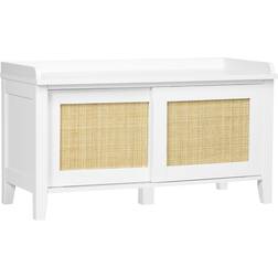 Homcom Bring boho White Shoe Rack 31.5x17.8"
