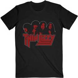 Thin Lizzy: Unisex T-Shirt/Band Photo Logo XX-Large