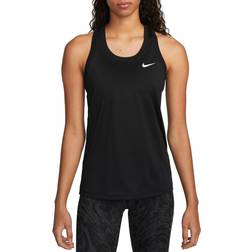 Nike Dri-fit Racerback Camiseta De Tirantes Mujeres Negro - Blanco