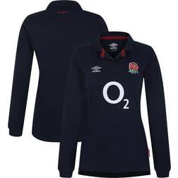 Umbro England Rugby Alternate Classic Long Sleeve Jersey 2023/24 Navy Womens