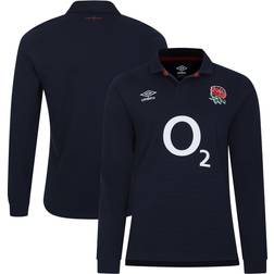 Umbro England Rugby Alternate Classic Long Sleeve Jersey 2023/24 Navy Junior