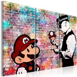 Artgeist Rainbow Brick Banksy Billede