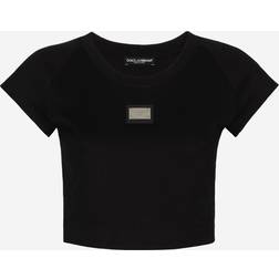 Dolce & Gabbana Cropped jersey T-shirt