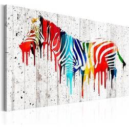 Artgeist Colourful Zebra Billede