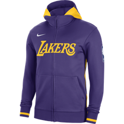 Nike Huvtröja Los Angeles Lakers Showtime Dri-FIT NBA med hel dragkedja för män Lila