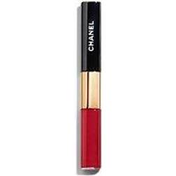 Chanel LE ROUGE DUO ULTRA TENUE LIPPENDUO MIT LANGEM HALT 47 DARING RED 8ML Fluid-Lippenstifte Make-up