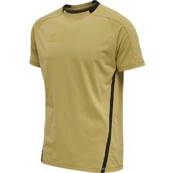 Hummel Cima XK kurzarm Fitnessshirt Herren antique gold