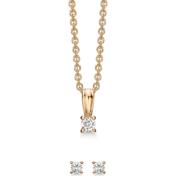 Støvring Design Jewelry Set - Gold/Transparent