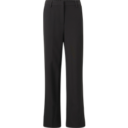 Y.A.S Byxor yasLikka HW Wide Pants Svart