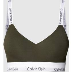 Calvin Klein Underwear BH mit elastischem Logo-Bund in Khaki, Größe