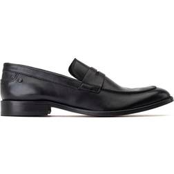 Base London mens danbury penny leather loafers