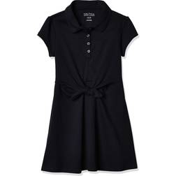 Nautica girls polo uniform dress navy 12.5-14.5 plus