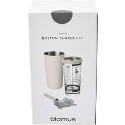 Blomus Lounge Boston shaker-sæt Moonbeam Cocktailshaker