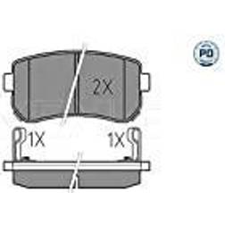 Meyle Bremsbelagsatz, Scheibenbremse Hinterachse 025 243 2015/PD
