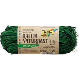 Folia folia Raffia-Naturbast, 50 g, tannengrün