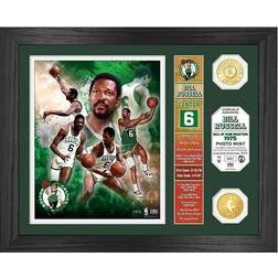 Highland Mint Bill Russell "Hall of Fame" Banner Bronze Coin Photo