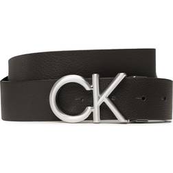 Calvin Klein Herrengürtel Adj/Rev Ck Metal Bombe Pb 35Mm K50K510630 Schwarz