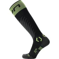 UYN Ski One Merino Socks - Black/Lime