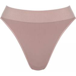 Sloggi Ever Infused Aloe High Leg Trusse, Beige, Størrelse: XS, Farve: Gulgy Mauve, Dame