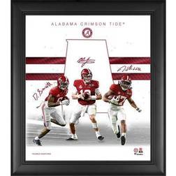 Fanatics DeVonta Smith Mac Jones Jaylen Waddle Alabama Framed Art