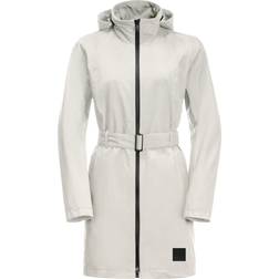 Jack Wolfskin W Norden Port Coat - Silver Cloud