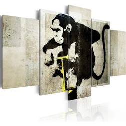 Artgeist Monkey TNT Detonator Banksy Billede