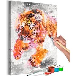 Wonda DIY lærred maleri Tiger Billede