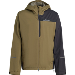 adidas Men's Terrex Multi Rain.Rdy 2.5-Layer Rain Jacket - Focus Olive/Black