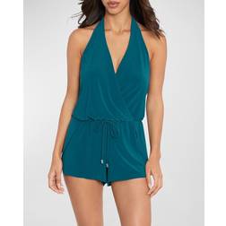 Magicsuit Bianca One-Piece Swim Romper PALM