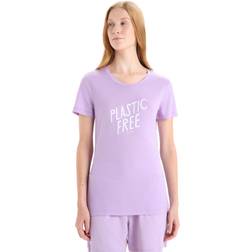 Icebreaker Women Tech Lite II SS Tee Dame - Purple Gaze