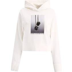 Palm Angels Mirage Cotton Hoodie - White