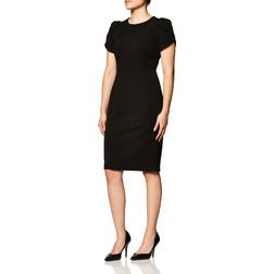 Calvin Klein Tulip-Sleeve Sheath Dress Black Black