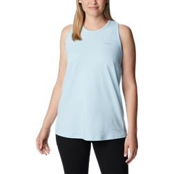 Columbia Women's Sun Trek Racerback Tank- Blue