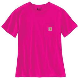 Carhartt Women's Short Sleeve Pocket T-shirt - Pink Glow