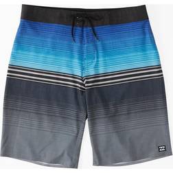 Billabong All Day Heather Stripe Pro Boardshorts Blue Men's Swimwear Blue
