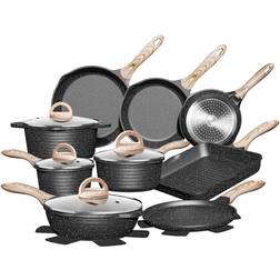 Jeetee - Cookware Set with lid 20 Parts