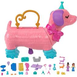 Mattel Polly Pocket Puppy Party Large Compact 2 in 1 Playset