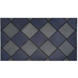 JVL Platina Scraper Silver, Blue 40x70cm